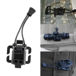 Tacticals Outdoor MolleWebbing Buckle Clip Lightweight Clasp Flashlight Ice Axe Tool Quick Release Fixed Clip Hiking