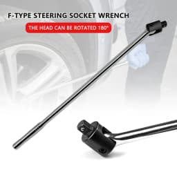2 Sets Include 24" 600mm Power Breaker Bar Ratchet Wrench + 4Peices 1/2" Drive Wheel Nut Socket Set 17-22mm Heavy Duty