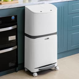【Lifeideas】38L 2 Compartment Pedal Recycling Waste Bin for Kitchen