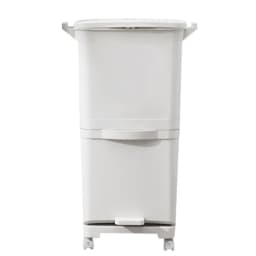 【Lifeideas】38L 2 Compartment Pedal Recycling Waste Bin for Kitchen