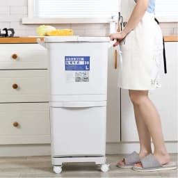 【Lifeideas】38L 2 Compartment Pedal Recycling Waste Bin for Kitchen