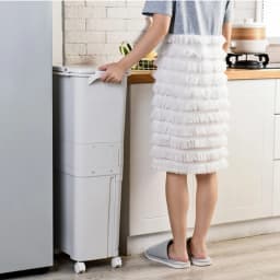【Lifeideas】38L 2 Compartment Pedal Recycling Waste Bin for Kitchen