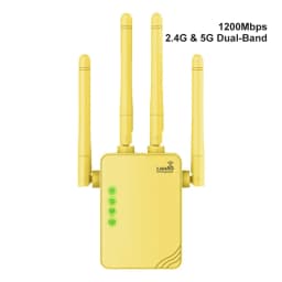 300M/1200M WiFi Repeater, Extender Booster, 2.4&5GHz Wireless Signal Repeater Extender Internet Amplifier