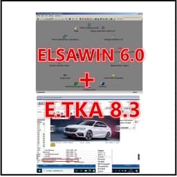 2025 Newest Elsawin 6.0 E T/ K 8 .3 Electronic Parts Catalogue Elsa win 6.0 For V-W For A-udi Auto Repair Software in 250gb hdd