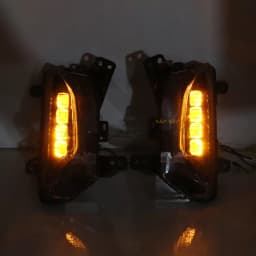 LED DRL Daytime Running Light for Chevrolet Chevy Equinox Facelift Model 2022 2023 2024 Fog Lamp with Sequential Turn Indicator