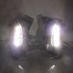 LED DRL Daytime Running Light for Chevrolet Chevy Equinox Facelift Model 2022 2023 2024 Fog Lamp with Sequential Turn Indicator