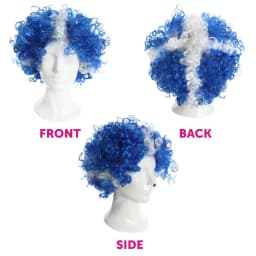 Scottish St Andrews Accessory - Scottish Afro Wig for Scotland Football, Rugby Fans, Sporting Events & Fancy Dress Parties