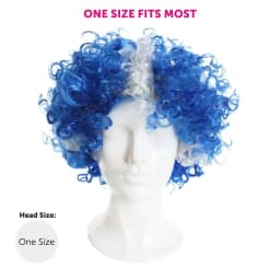 Scottish St Andrews Accessory - Scottish Afro Wig for Scotland Football, Rugby Fans, Sporting Events & Fancy Dress Parties