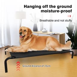 Elevated Breathable Dog Bed Pet Bed Dog Cat Folding Pet Elevated Camping Pet Bed 15/25/35kg Max Capacity