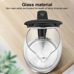 2L Larger Capacity Electric Kettle 220V Glass Tea Kettle Home Kitchen Water Heater EU/UK Plug Water Boiler