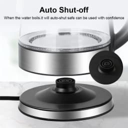 2L Larger Capacity Electric Kettle 220V Glass Tea Kettle Home Kitchen Water Heater EU/UK Plug Water Boiler