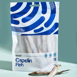 Waita Freeze Dried Capelin 40g Premium Pet Treats Cat Dog High Protein Nutrient Dense Skin Coat Rich Vitamins Minerals