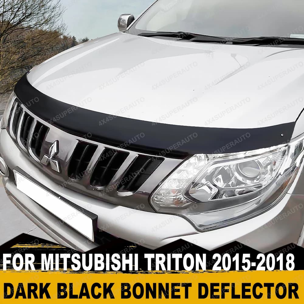4x4 Exterior Accessories Bug Shield Hood Deflector Protector For Mitsubishi Triton 2015 2016 2017 2018