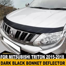 4x4 Exterior Accessories Bug Shield Hood Deflector Protector For Mitsubishi Triton 2015 2016 2017 2018