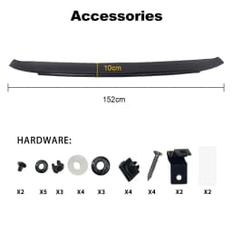 4x4 Exterior Accessories Bug Shield Hood Deflector Protector For Mitsubishi Triton 2015 2016 2017 2018