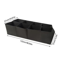 8 Grids Garden Raised Planting Bed Non-Woven Fabric Raised Garden Bed Square Garden Flower Grow Bag Vegetable Planter Pot
