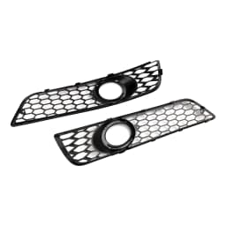 Artudatech Honeycomb Bumper Front Fog Light Grill Grille Cover Fit for for Audi A3 8P 2009-2013