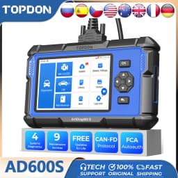 TOPDON ArtiDiag600S OBD2 Scanner Automotive Diagnostic Tool Code Reader Oil/BMS/ABS/SAS/EPB/DPF/TPMS/Throttle Engine Test Scan