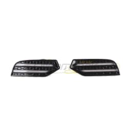 2x LED DRL Daytime Running Light For Toyota Sequoia XK80 2023+ W/ Dynamic Yellow Turn Signal Front Bumper Driving Fog Lamp Lens