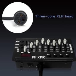 10pcs Stage Light DMX Cable, 3-pin Signal Connection, DJ Stage Light Accessories, Par ,Bar, Moving Head Spotlight, 1m, 2m, 3m,