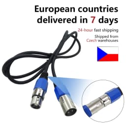 10pcs Stage Light DMX Cable, 3-pin Signal Connection, DJ Stage Light Accessories, Par ,Bar, Moving Head Spotlight, 1m, 2m, 3m,