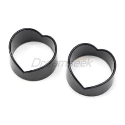 Yellow Lens Turn Signal Light Cover Blinker Bezel for Harley Dyna Softail 2000-2024 Motorcycle Indicator Visor Ring Trim