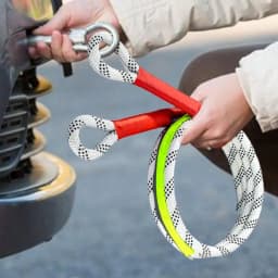 3/4/5M Car Tow Rope Set 10T/5T Tow Strap Off Road Towing Rope Heavy Duty Emergencies Equipment Tow Rope With Hooks For Truck ATV