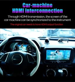 1920*720 12.3“ Dashboard Instrument Car Digital Cluster Virtual Cockpit For Chevrolet Malibu 2015-2018 QLED Screen Speedometer