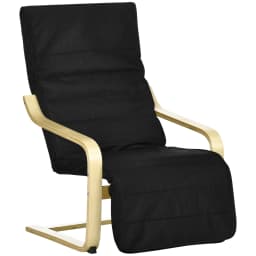 HOMCOM Lounge Chair Recliner Adjustable Footrest Home