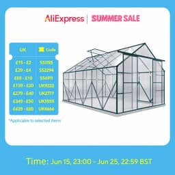 Polycarbonate Walk-In Garden Greenhouse W/ Double Sliding Door, Adjustable Vent