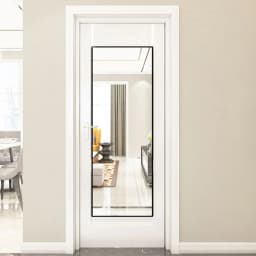 【Lifeideas】Full Length Mirror, Over The Door Mirror Full Length, Door Hanging, Rectangle,Wall Mirror,Full Body Mirror