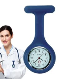 Pocket Watch Women's Digital Display Dial Clip-On Analog Clock Fob Nurse Brooch Pin Hang Pocket Electric Watch Fashion Watches