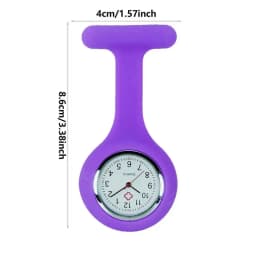 Pocket Watch Women's Digital Display Dial Clip-On Analog Clock Fob Nurse Brooch Pin Hang Pocket Electric Watch Fashion Watches