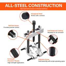 9PCS Mini Bearing Separator Set Gear Puller Splitter Tool Extractor Gear Wheels Bearing Removal Tool Set With Box