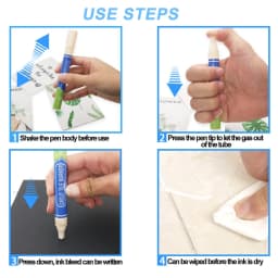 2x Tile Repair Pen Styling Wall Gap Refill Grout Refresher Marker Revive Restore
