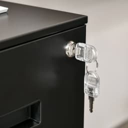 Vinsetto Mobile Lockable File Cabinet w/ Adjustable Hanging File Folder Black