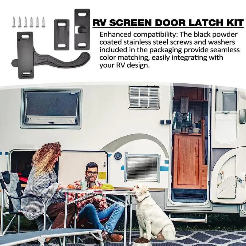 Rv Screen Door Latch Rv Screen Door Replacement Right Hand Handle Kit Exterior Parts & Accessories Furniture Hardware For