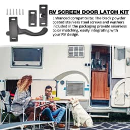 Rv Screen Door Latch Rv Screen Door Replacement Right Hand Handle Kit Exterior Parts & Accessories Furniture Hardware For