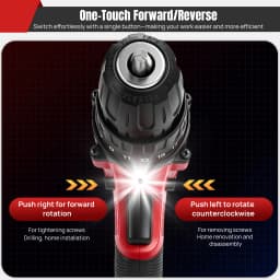 21V Cordless Drill,45Nm Electric Screwdriver Set with 29PCS Accessories, 2 Variable Speed for Home DIY Project Kit