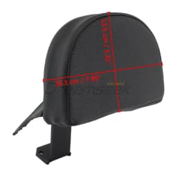 Front Driver Backrest Pad Mount for BMW R18 B / R18 Transcontinental 2021+ Motorcycle Rider Seat Cushion Middle Back Rest Black