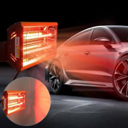 DATOUBOSS Portable 2000W Shortwave Infrared Paint Lamp Use For Car Body Drying 220V EU Warehouse Delivery EU UK Plug Support