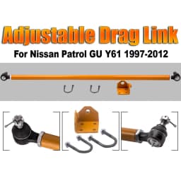 Front Heavy Duty Drag Link Steering Arm Rod for Nissan Armada 2004-2015 GU Y61