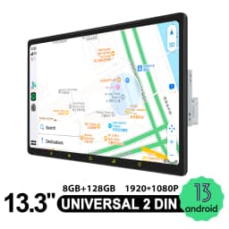 JOYING 11.6"13.3"15.1" Android 13 Car Radio Stereo Universal 2Din Head Unit Multimedia Player Support Apple Carplay Android Auto