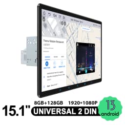 JOYING 11.6"13.3"15.1" Android 13 Car Radio Stereo Universal 2Din Head Unit Multimedia Player Support Apple Carplay Android Auto