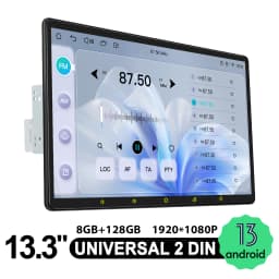 JOYING 11.6"13.3"15.1" Android 13 Car Radio Stereo Universal 2Din Head Unit Multimedia Player Support Apple Carplay Android Auto