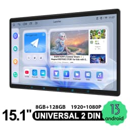 JOYING 11.6"13.3"15.1" Android 13 Car Radio Stereo Universal 2Din Head Unit Multimedia Player Support Apple Carplay Android Auto
