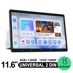JOYING 11.6"13.3"15.1" Android 13 Car Radio Stereo Universal 2Din Head Unit Multimedia Player Support Apple Carplay Android Auto