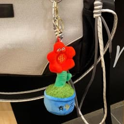 Plush Tree Keychain Soft Cute Floral Keychain Creative Fortune Potted Plant Doll Bag Pendant Symbol Of Wealth For Workplace