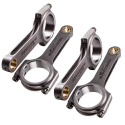 4x Forged 4340 H Beam Connecting Rods Conrods For Rover Coupe 1.8 ARP2000 5.24" Shot Peen EN24 Crankshaft Bellie Pluel Belias