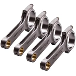 4x Forged 4340 H Beam Connecting Rods Conrods For Rover Coupe 1.8 ARP2000 5.24" Shot Peen EN24 Crankshaft Bellie Pluel Belias